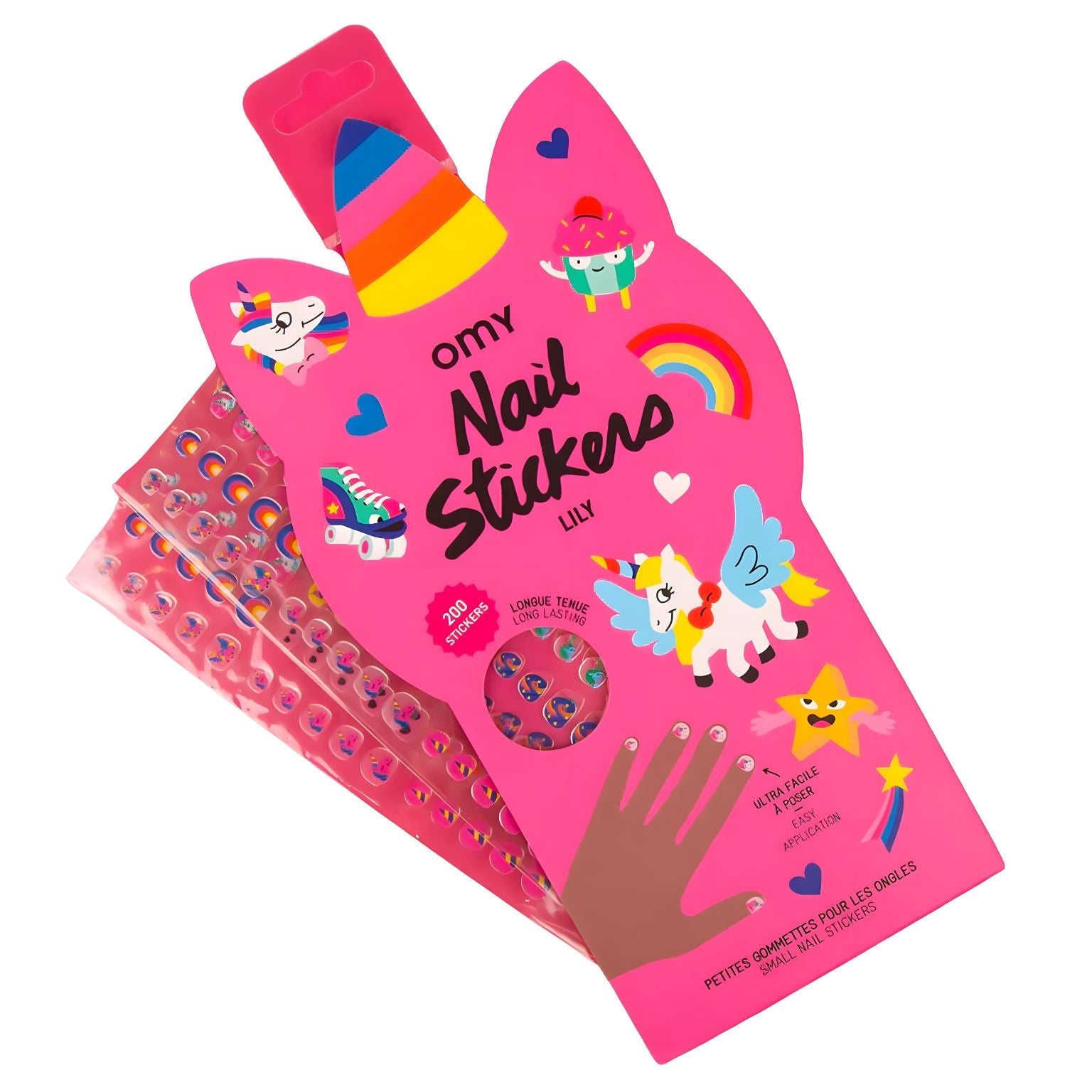 Autocolantes para as unhas - Unicórnio Lily-1