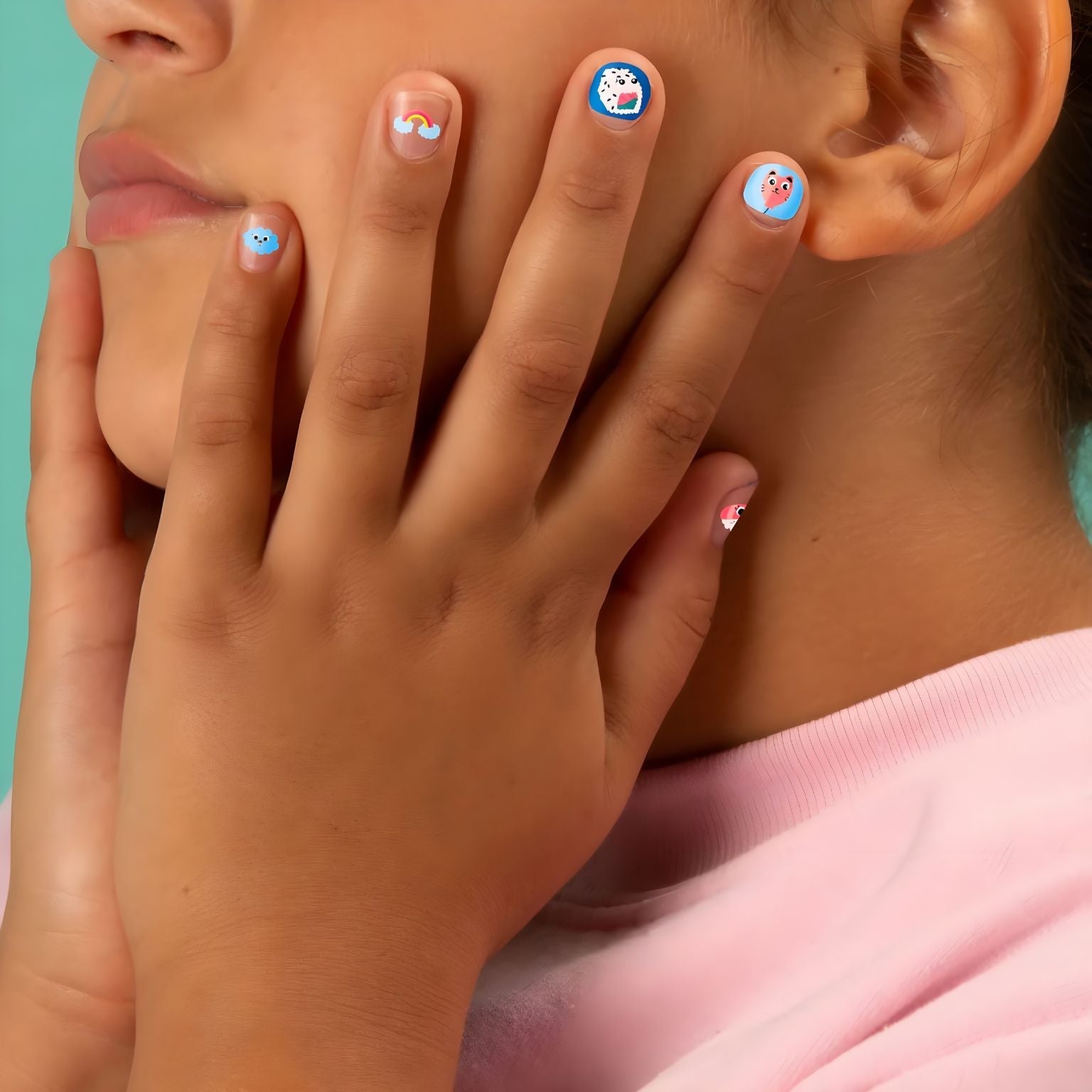 Autocolantes para as unhas - Unicórnio Lily-3